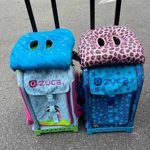 ZÜCA Kids Rolling Backpack - Blue and Pink